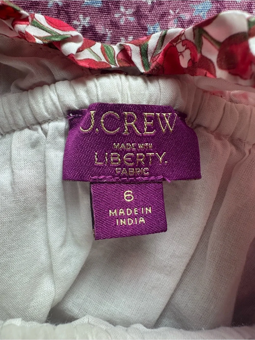 J. Crew playful cherry
